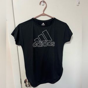 Girls Adidas Black Shirt